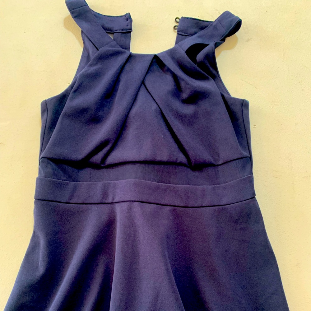 Girls size 12 navy dress